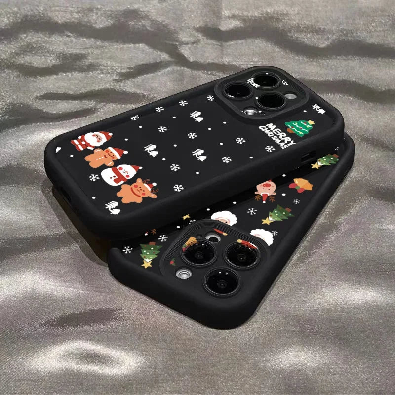 Joyful Christmas Santa Elk Phone Case