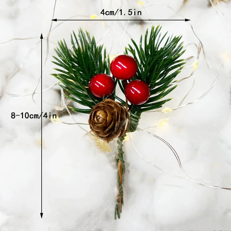 Pinecone & Berry Xmas Décor Picks
