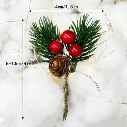 Pinecone & Berry Xmas Décor Picks