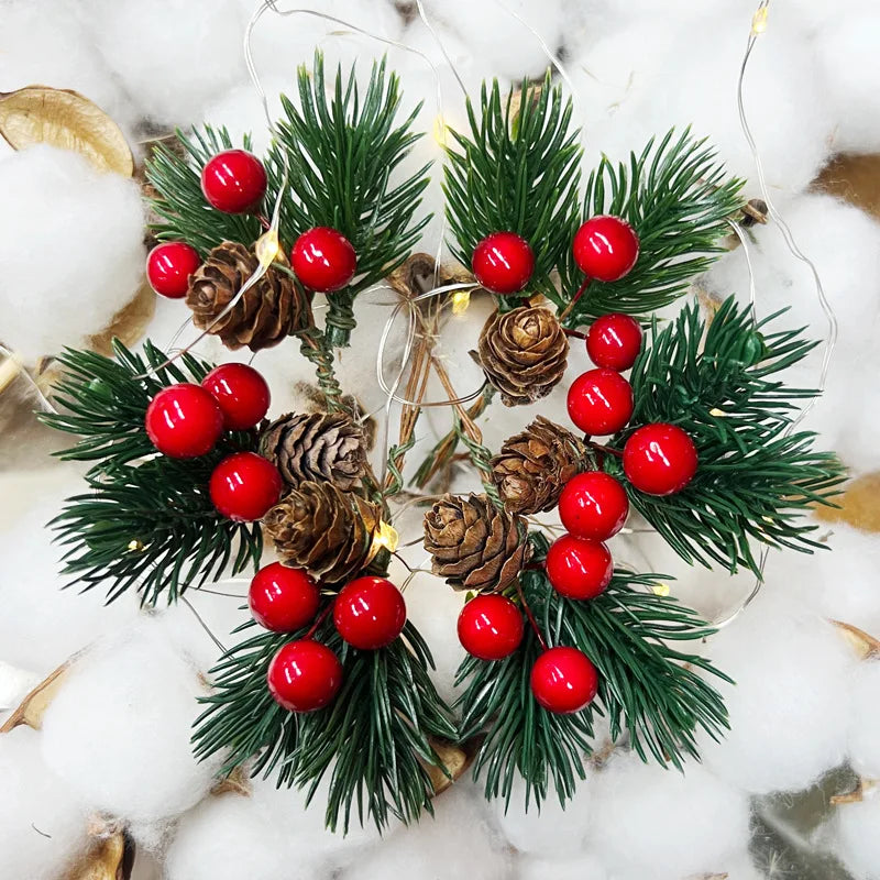 Pinecone & Berry Xmas Décor Picks