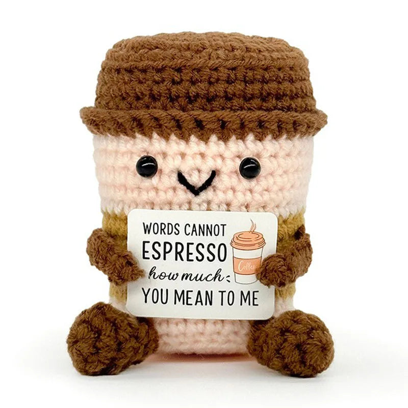 Cute Emotional Support Coffee Plush