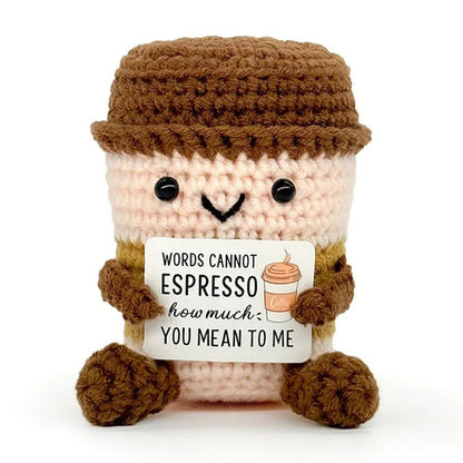 Cute Emotional Support Coffee Plush
