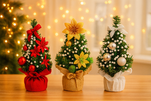 Mini Holiday Tabletop Xmas Trees