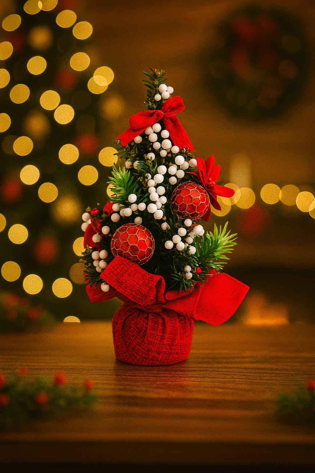 Mini Holiday Tabletop Xmas Trees