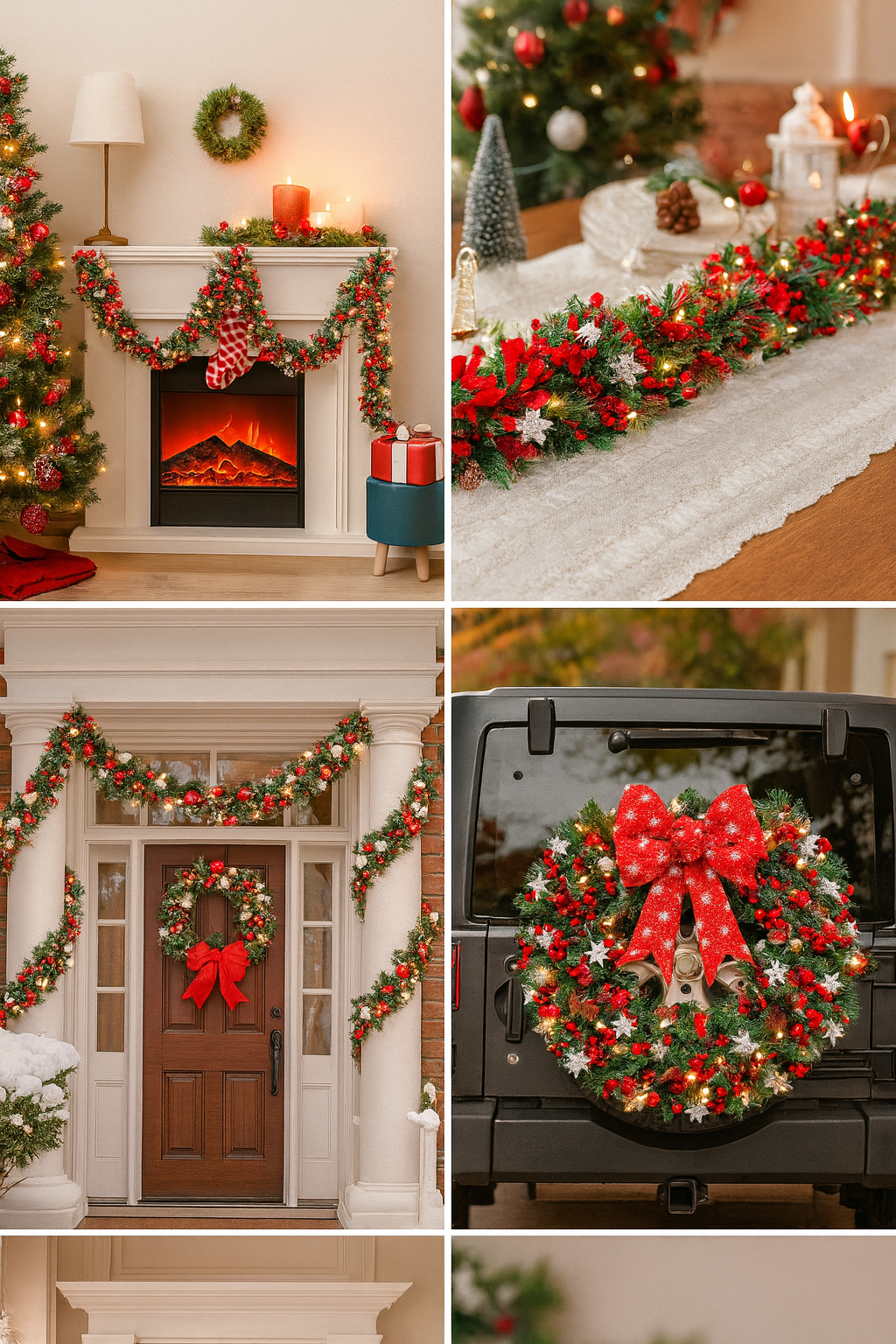 Enchanting Snowflake Tinsel Garland