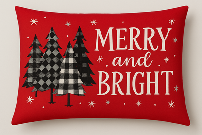 Xmas Holiday Pillow Cover Set