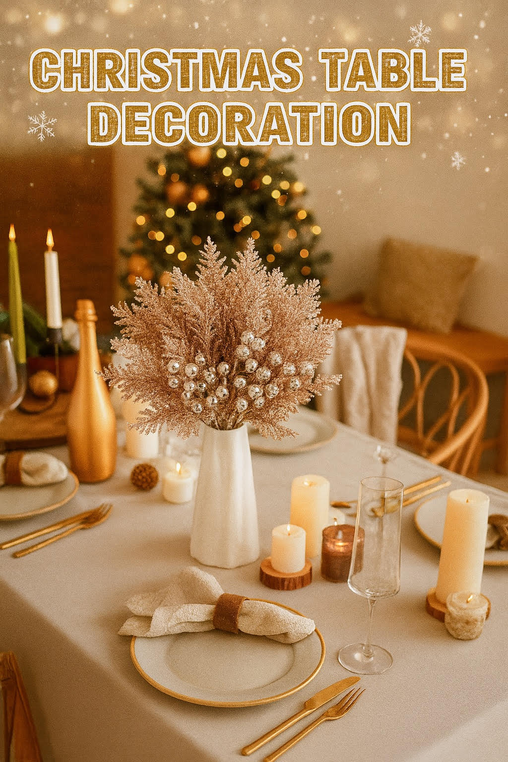 Glittering Holiday Berry Decor Set